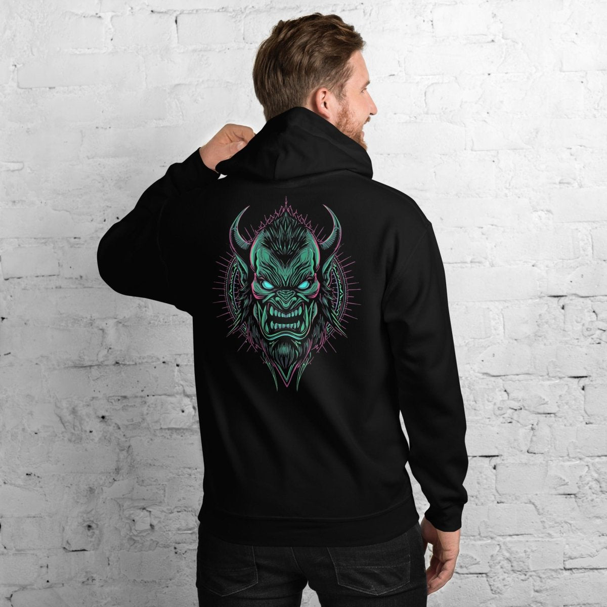 Sweatshirts - Unisex Hoodie Orc Rave - Retro Ravers - hoodie - orc