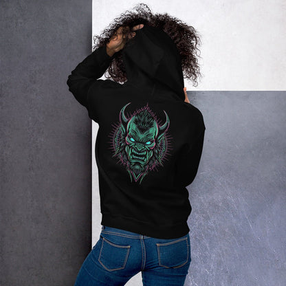 Sweatshirts - Unisex Hoodie Orc Rave - Retro Ravers - hoodie - orc