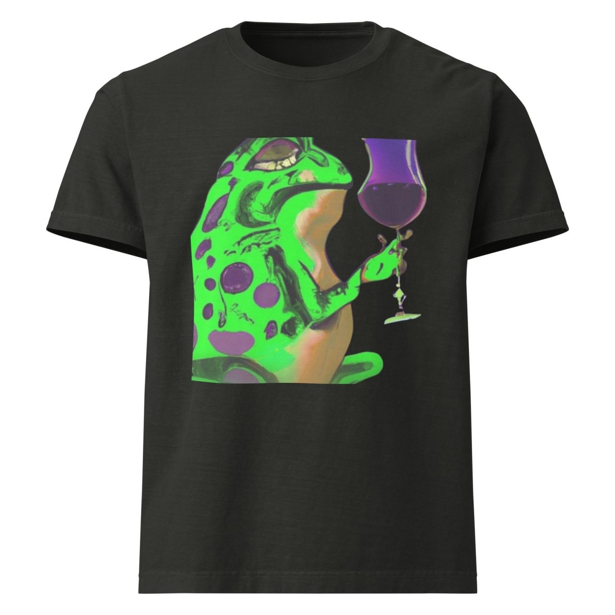  - Frog & Fizz Unisex oversized t-shirt - Retro Ravers - frog - retro