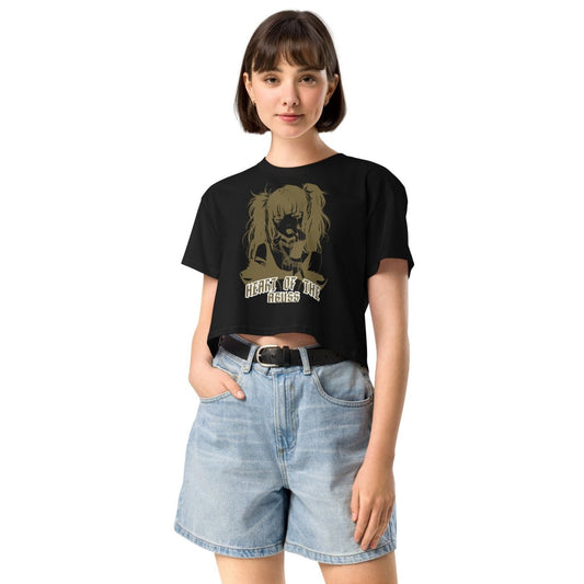  - Women’s crop top Retro Anime - Retro Ravers - Crop T-shirts
