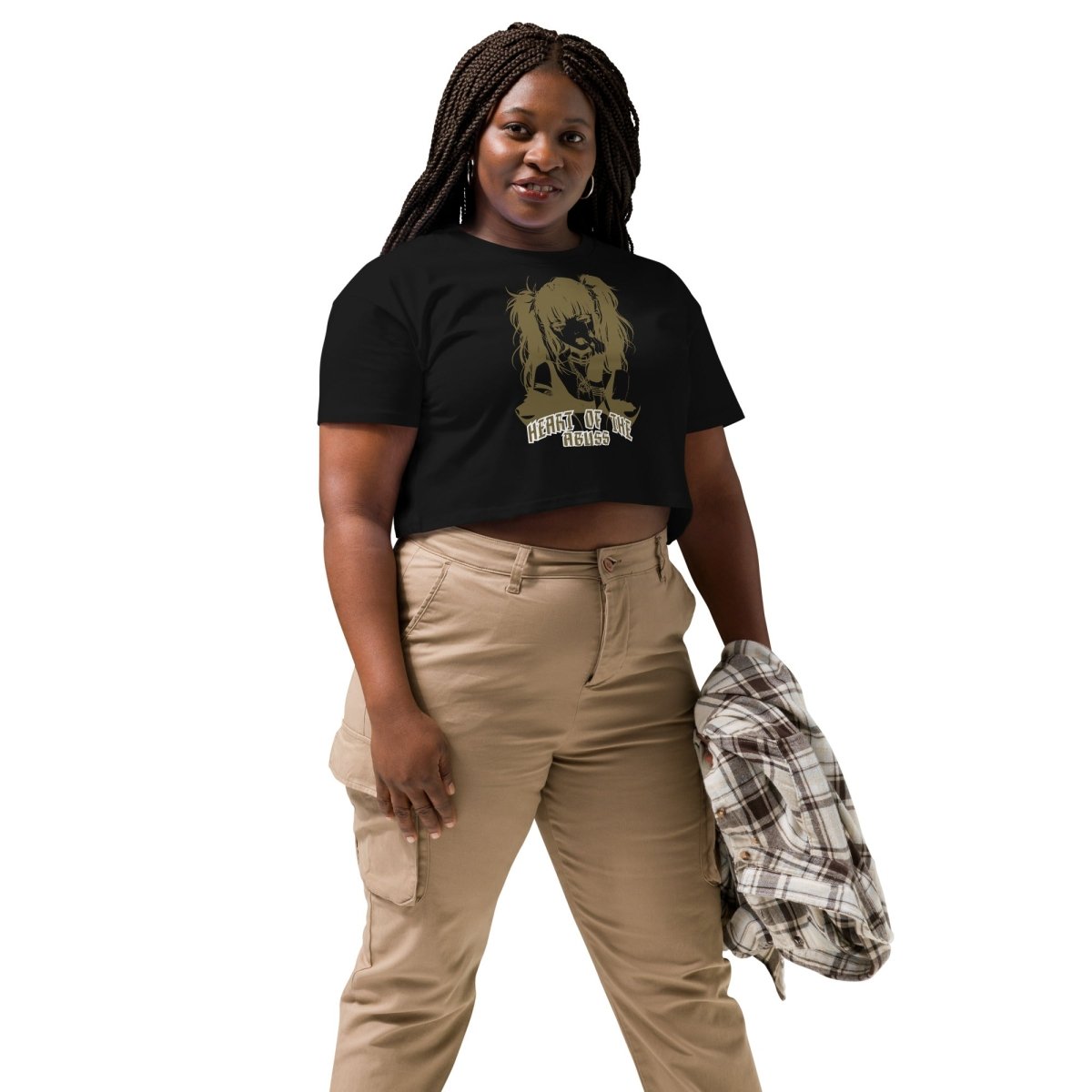  - Women’s crop top Retro Anime - Retro Ravers - Crop T-shirts