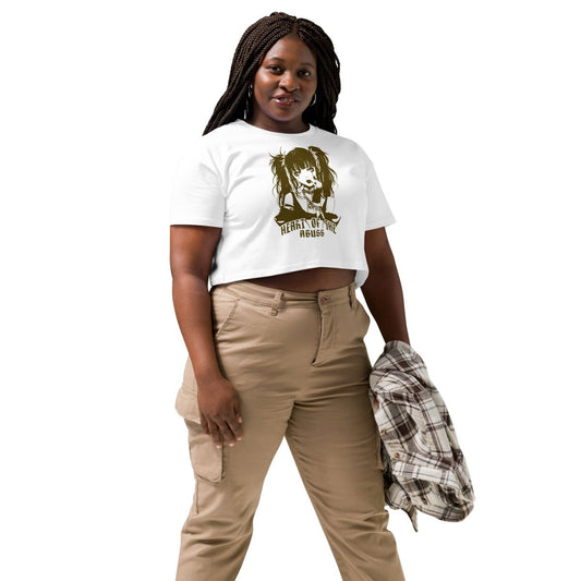  - Women’s crop top Retro Anime - Retro Ravers - Crop T-shirts