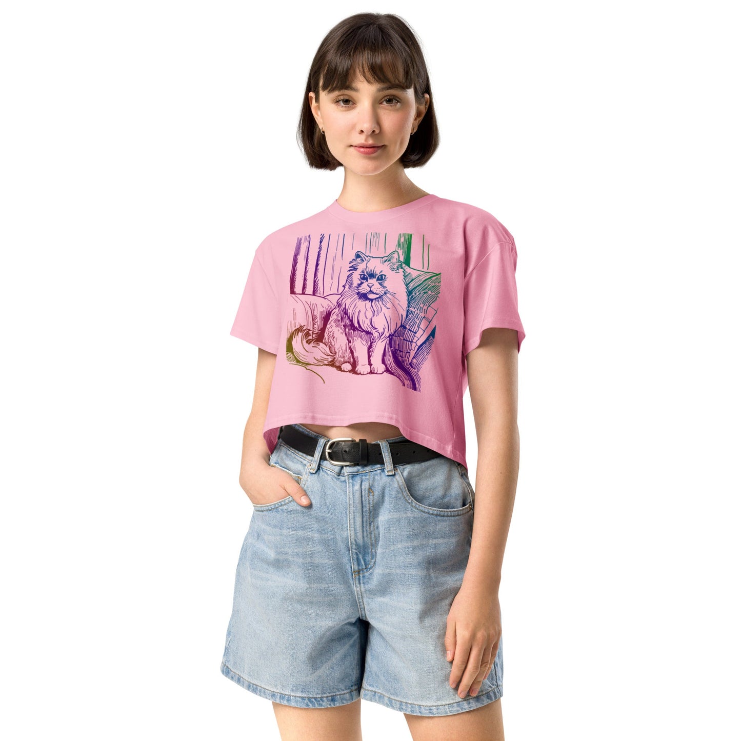  - Women’s crop top - Retro Ravers - #product_color#